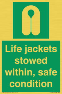 SL10045: Life jackets stowed within