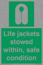 SL10045: Life jackets stowed within