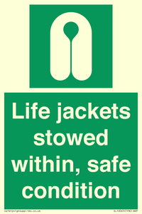 SL10045: Life jackets stowed within