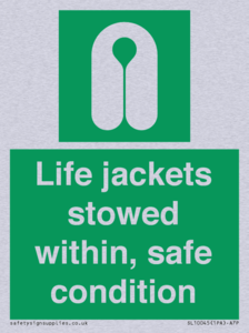 SL10045: Life jackets stowed within