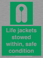 SL10045: Life jackets stowed within