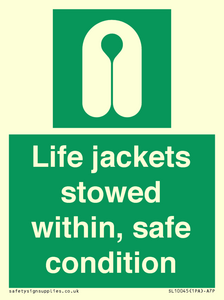 SL10045: Life jackets stowed within