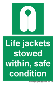 SL10045: Life jackets stowed within