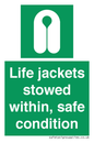 SL10045: Life jackets stowed within