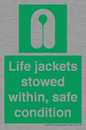 SL10045: Life jackets stowed within