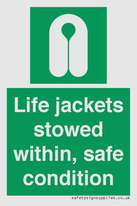 SL10045: Life jackets stowed within