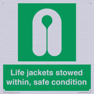 SL10045: Life jackets stowed within