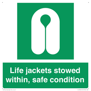 SL10045: Life jackets stowed within