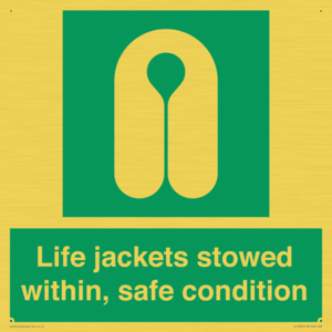 SL10045: Life jackets stowed within