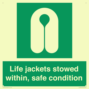 SL10045: Life jackets stowed within