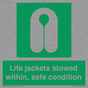 SL10045: Life jackets stowed within