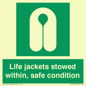 SL10045: Life jackets stowed within