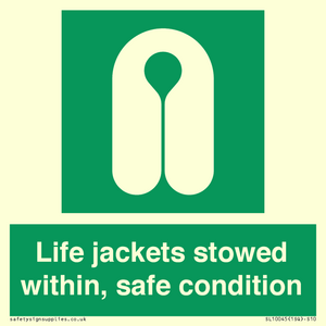 SL10045: Life jackets stowed within