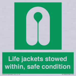 SL10045: Life jackets stowed within