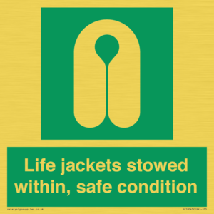 SL10045: Life jackets stowed within