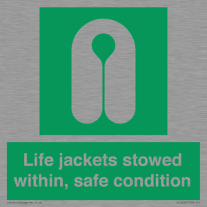SL10045: Life jackets stowed within