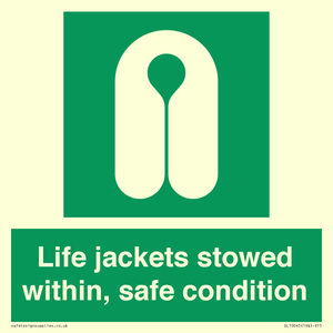SL10045: Life jackets stowed within