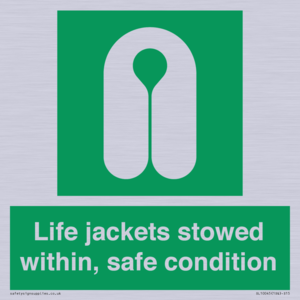 SL10045: Life jackets stowed within