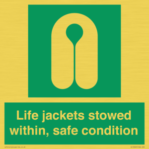 SL10045: Life jackets stowed within