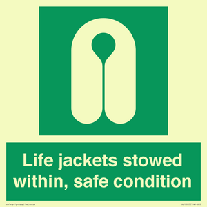 SL10045: Life jackets stowed within