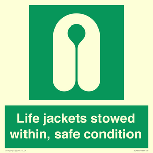 SL10045: Life jackets stowed within