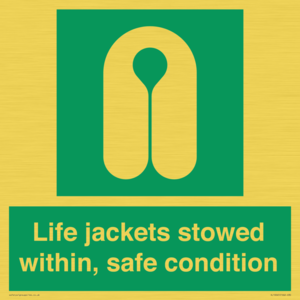 SL10045: Life jackets stowed within