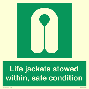 SL10045: Life jackets stowed within