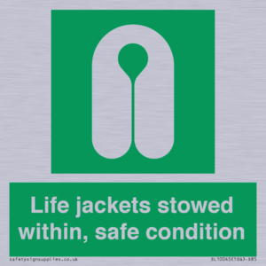 SL10045: Life jackets stowed within