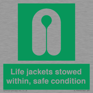 SL10045: Life jackets stowed within