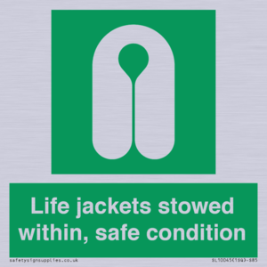 SL10045: Life jackets stowed within