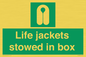 SL10046: Life jackets stowed in box