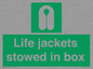 SL10046: Life jackets stowed in box