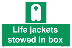 SL10046: Life jackets stowed in box