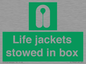 SL10046: Life jackets stowed in box