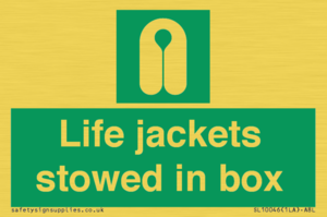 SL10046: Life jackets stowed in box