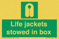 SL10046: Life jackets stowed in box