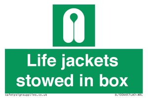 SL10046: Life jackets stowed in box