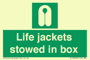 SL10046: Life jackets stowed in box