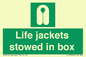 SL10046: Life jackets stowed in box