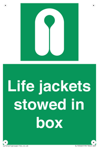 SL10046: Life jackets stowed in box