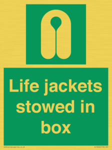 SL10046: Life jackets stowed in box