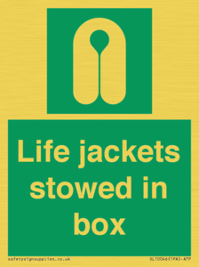 SL10046: Life jackets stowed in box