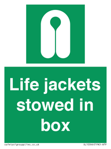 SL10046: Life jackets stowed in box
