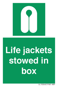 SL10046: Life jackets stowed in box