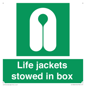 SL10046: Life jackets stowed in box