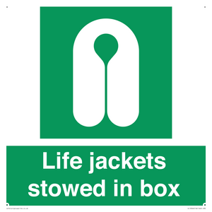 SL10046: Life jackets stowed in box