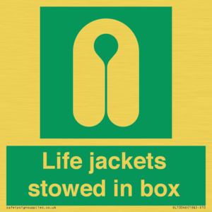 SL10046: Life jackets stowed in box