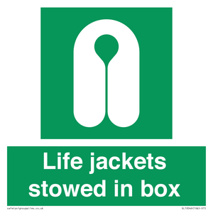 SL10046: Life jackets stowed in box