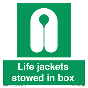 SL10046: Life jackets stowed in box