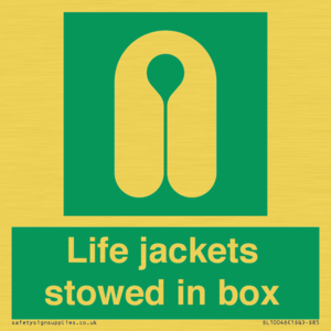 SL10046: Life jackets stowed in box